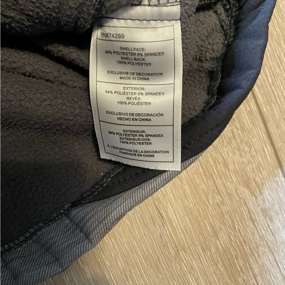 32 Degrees Kids' Grey & Blue Hooded Softshell Jacket Weatherproof Toddler 2T - Picture 6 of 8